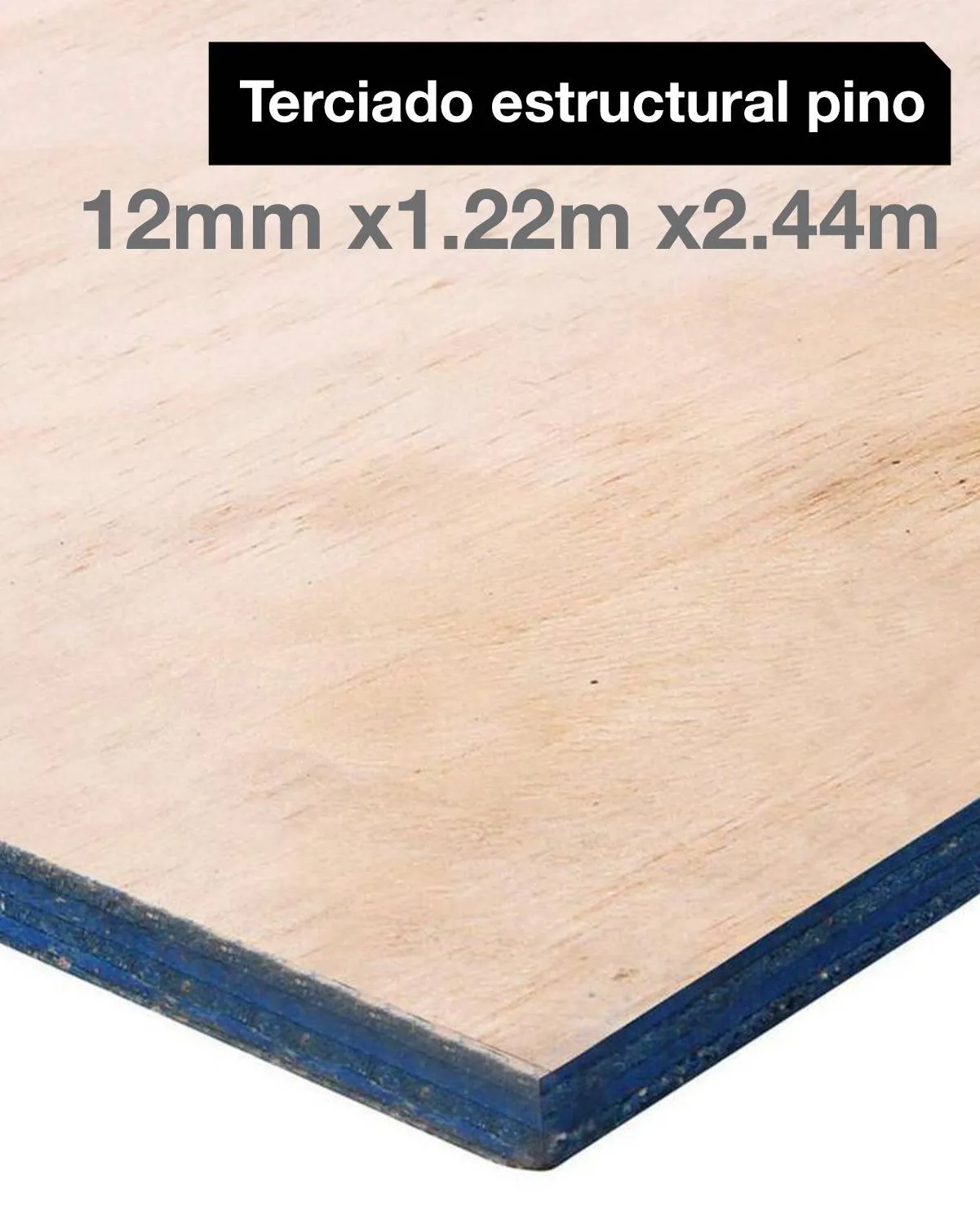 TERCIADO ESTRUCTURAL NACIONAL 12MM-1,22X2,44M