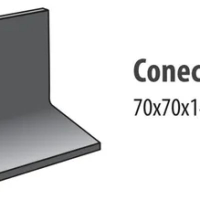 CONECTOR L ZN-70X70X140X1,6MM