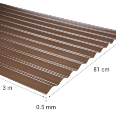 POLICARBONATO BRONCE – 0,5MMX3,0M