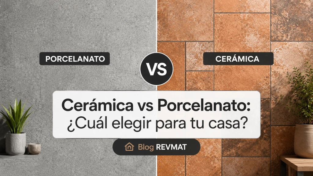 Cerámica vs Porcelanato: ¿Cuál elegir para tu casa?