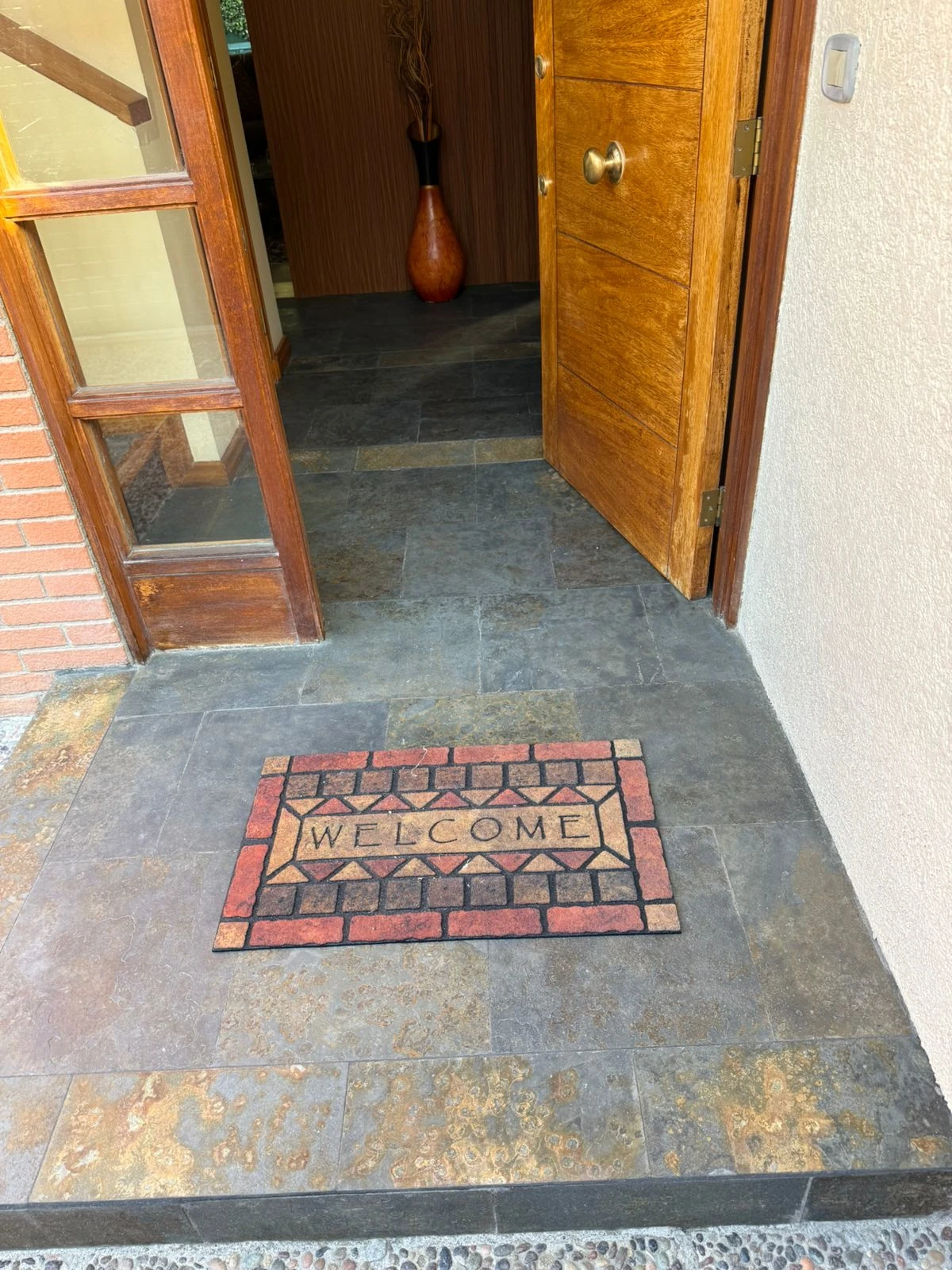 Proyecto con aplicación de piedra pizarra