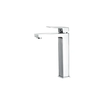 LLAVE MONOMANDO LAVAMANOS VERONA – PLATEADO | ALTO 17CM | 4CM ANCHO | PROFUNDIDAD 5,5CM | ABS