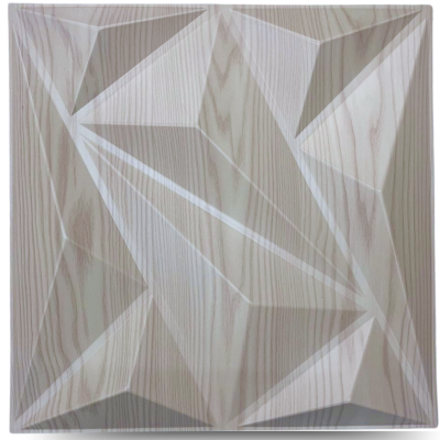 LAMINA PVC 4D WHITE WOOD – 50X50CM | PRECIO POR UNIDAD | 4 LAMINAS RINDEN 1M2
