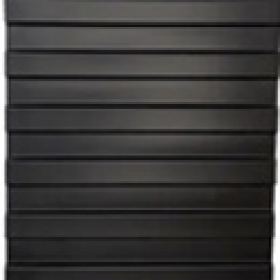 METAL SIDING NEGRO 7 CANALES – 35CMx2.9MTS | RENDIMIENTO UNIDAD 1,02 M2